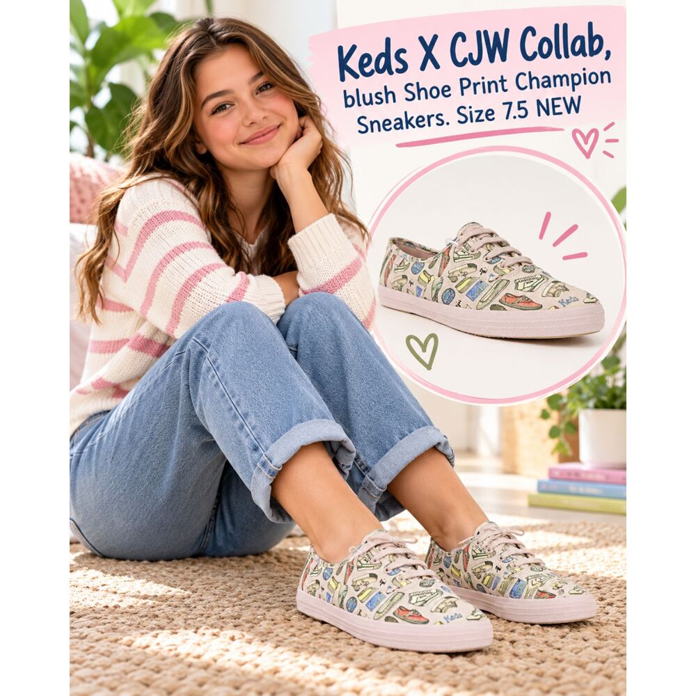 Keds Women's Pink Trainers Size 7.5 NEW